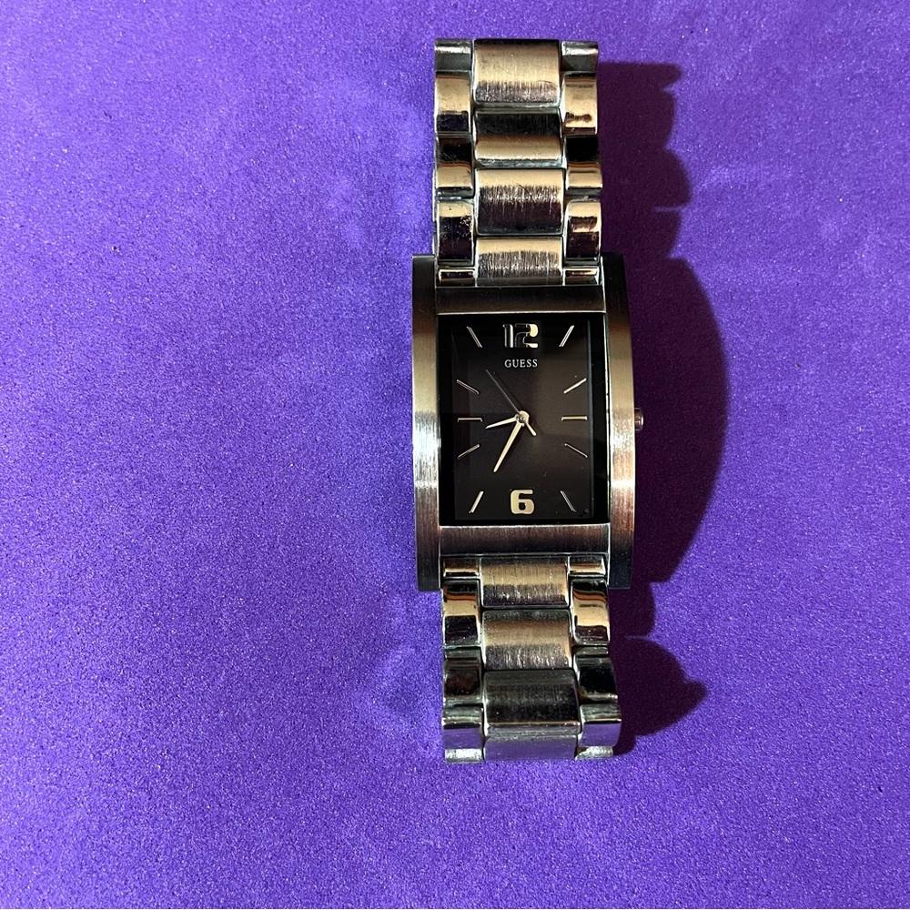 Guess Men's Rectangular Face Watch - image 2